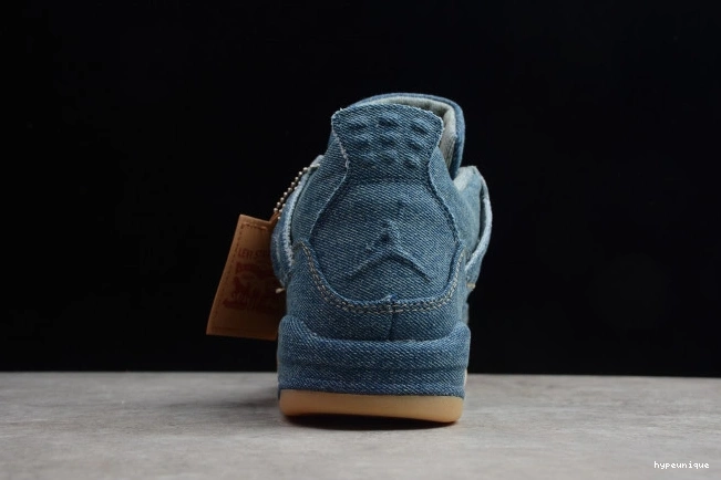 HYPE Jordan 4 AO2571-401 x Denim Air Nike Levi's 0801